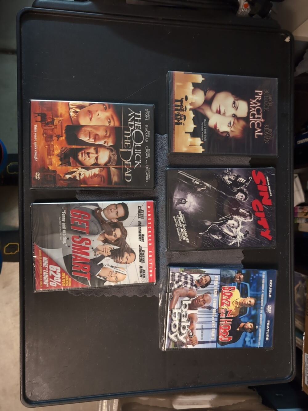 New DVD Movie Lot 6 Films Sin City Boyz Hood Baby Quick Dead Get Smart Prc Magic